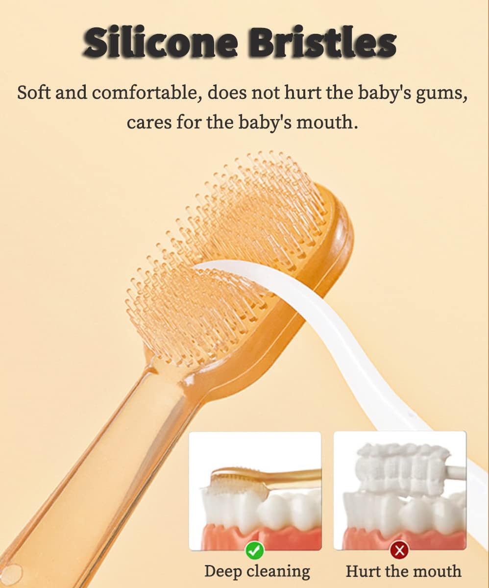 Soft Silicone Bristle Oral Care Toothbrush For Baby